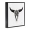 Stupell Industries Chic Brand Cattle Skull Framed Giclee Wall Art Design by Amanda Greenwood